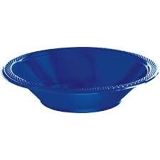 Bright Royal Blue 12oz Plastic Bowls 20ct