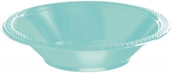Robins Egg Blue 12oz Plastic Bowls 20ct