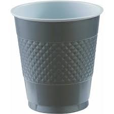 Silver 12oz Plastic Cups 20ct