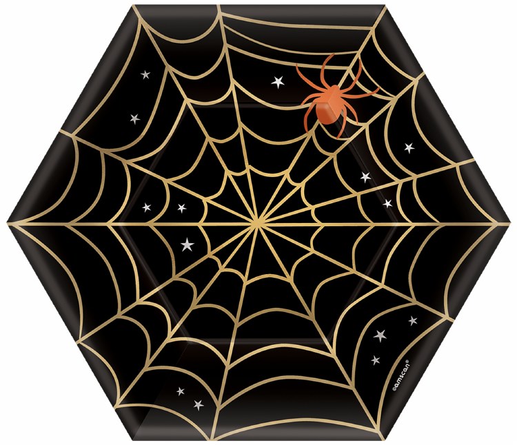 Web Hexagonal 7in Plt