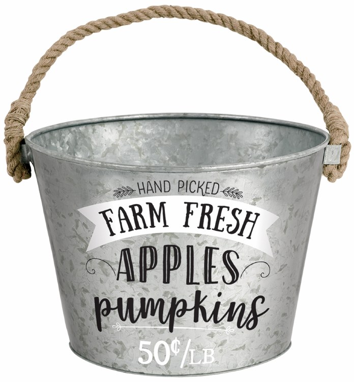 Bucket Metal Fall Med