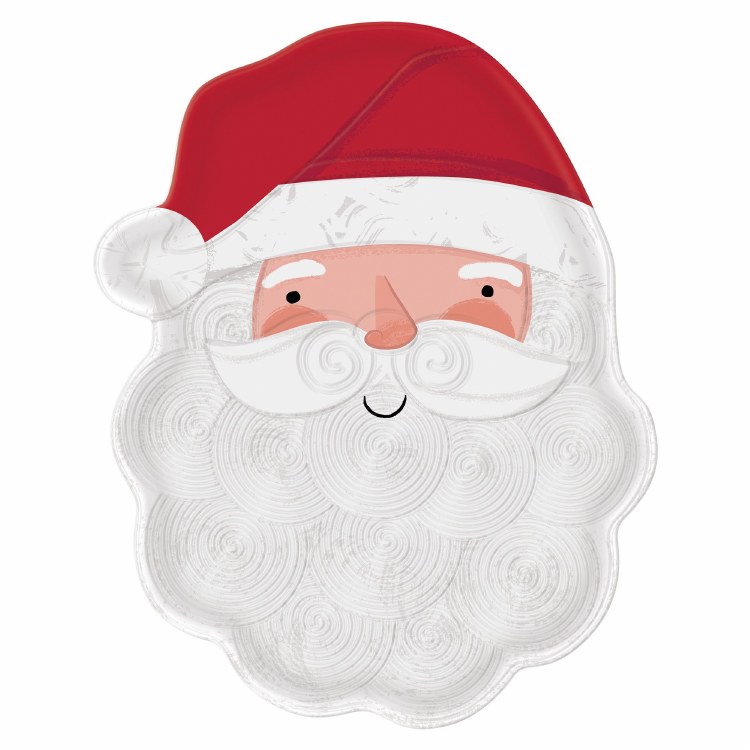 Platter Santa Face