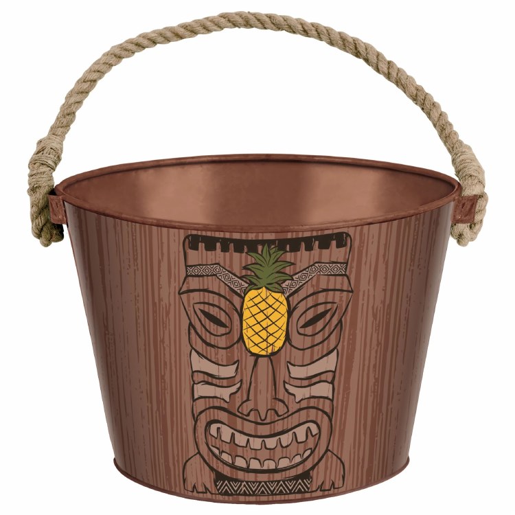 Ice Bucket Metal Tiki