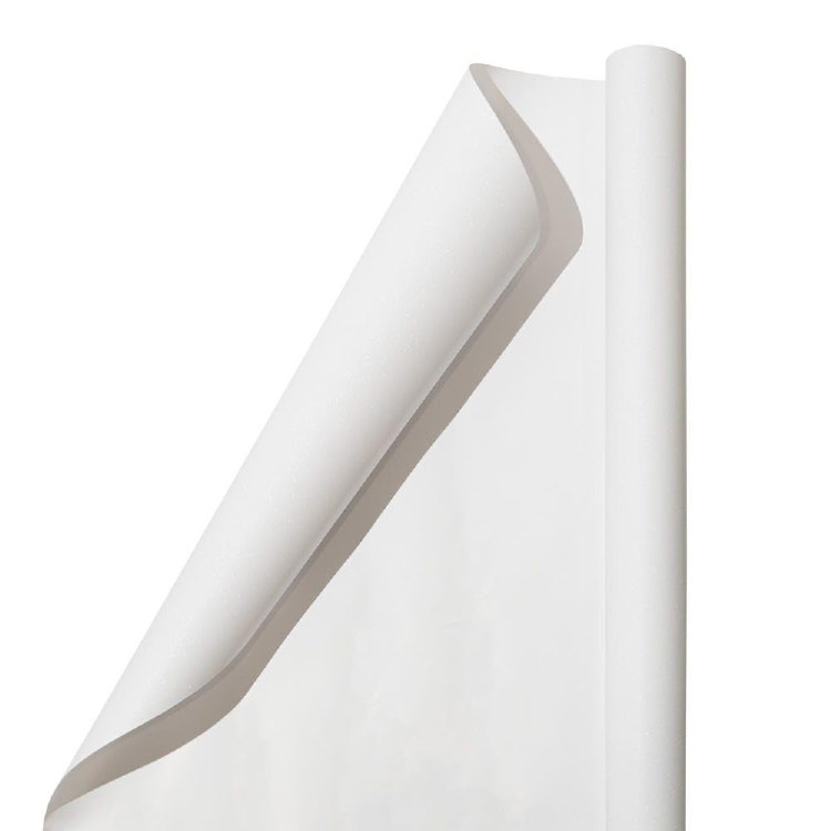 Gift Wrap White Solid Color