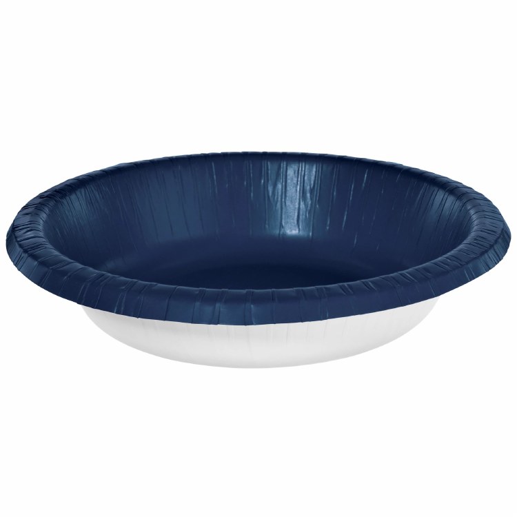 True Navy Paper Bowls 20ct