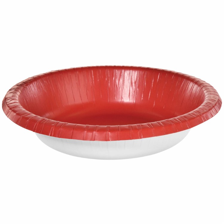 Apple Red Paper Bowls 20ct