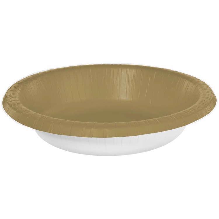 Gold 12oz Paper Bowls
