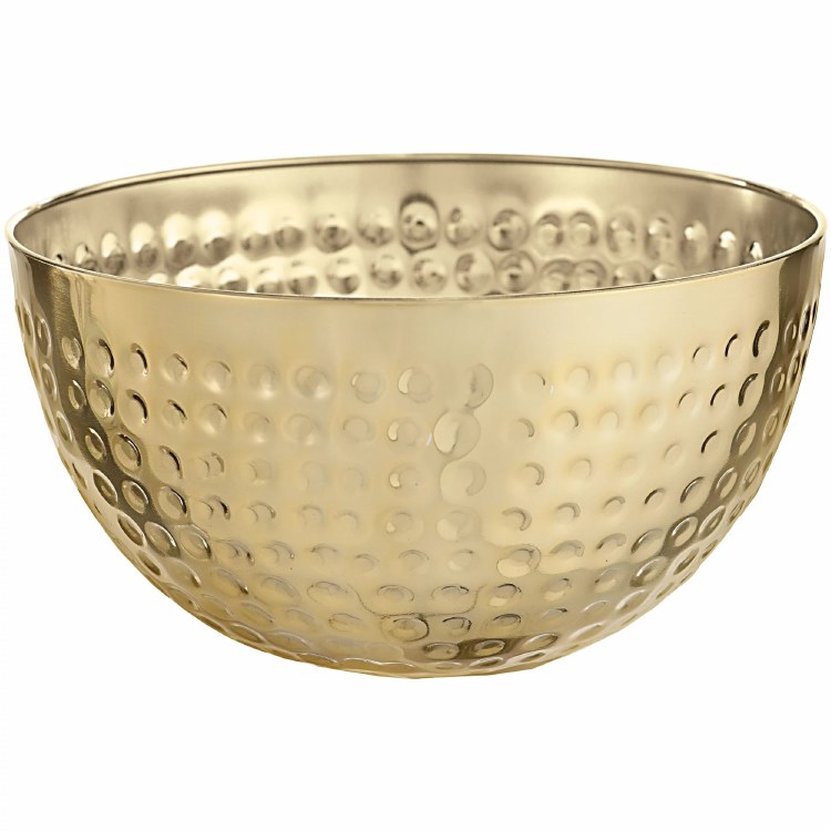 5.75" Hammered Bowl Stainless Steel Gold