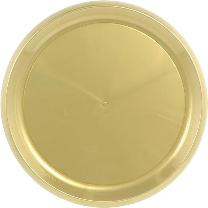 Tray Rd 16in Gold
