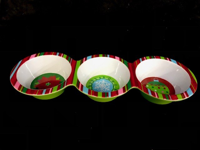 Cocktail Party Dip Platter ~ 15"x5"