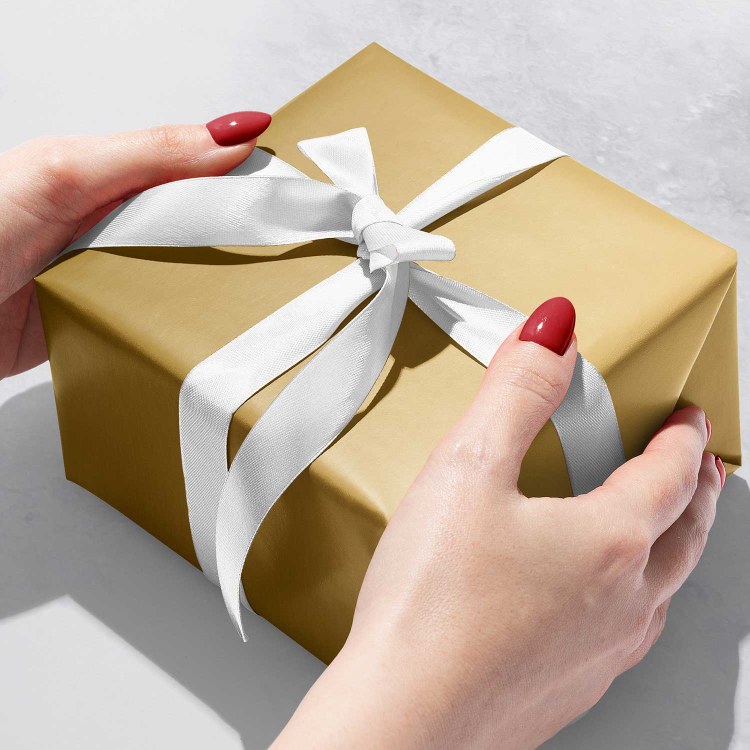 Gift Wrap Solid Gold