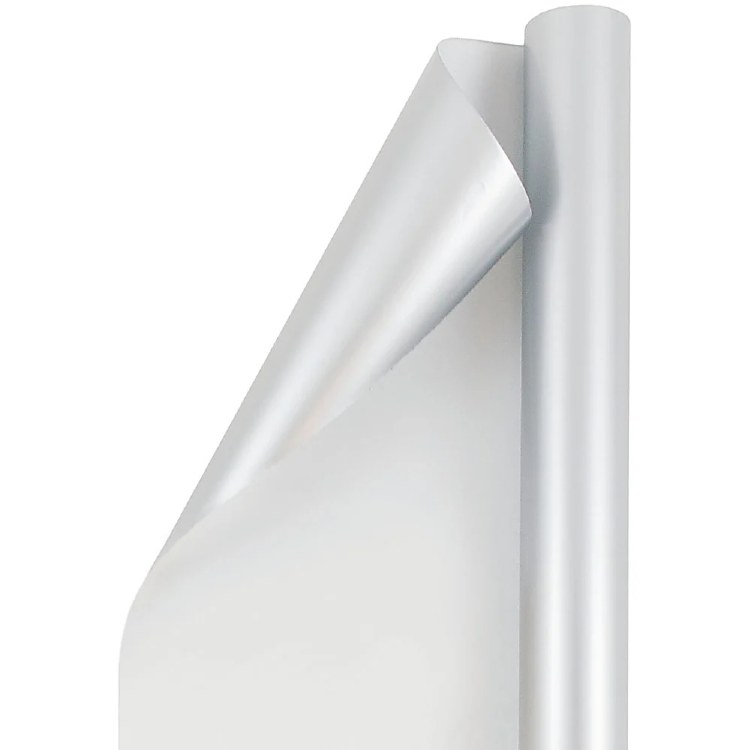 Gift Wrap Solid Silver