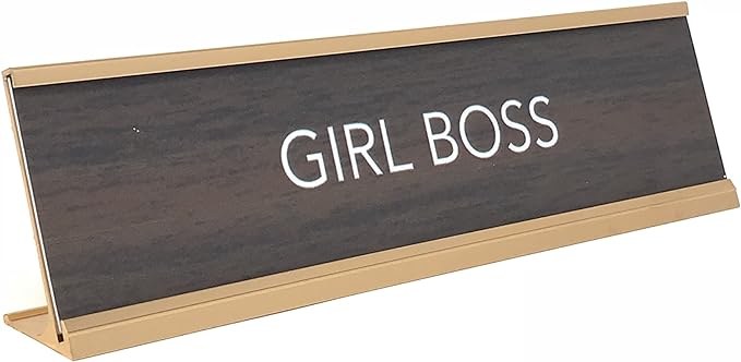 Name Tag Girl Boss
