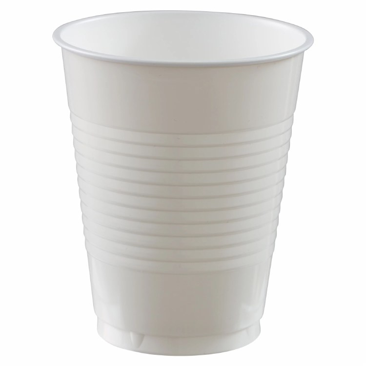 Frosty White 18oz Plastic Cups