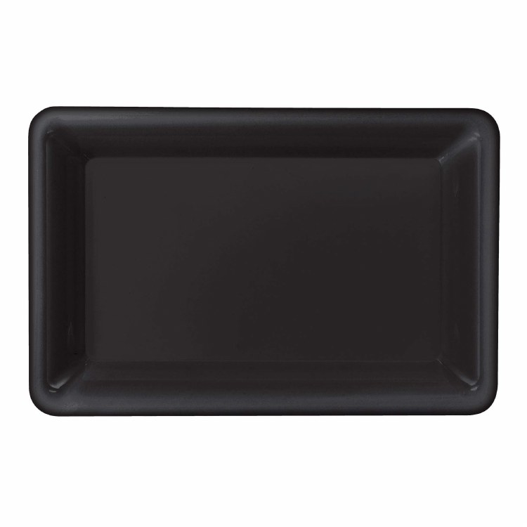 Black Rectangular Tray