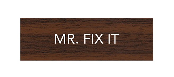 Name Tag Mr Fix It