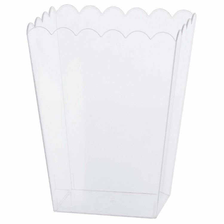 Scalloped Container Clear LG