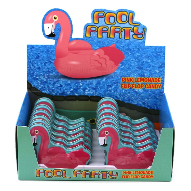 Candy Flamingo Pool Party Tins