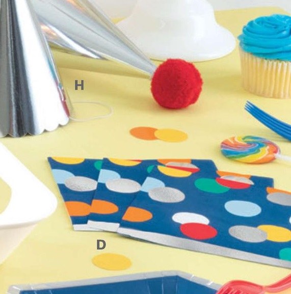 Happy Birthday Dots BNaps 16ct
