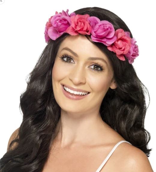 Pink Floral Headband