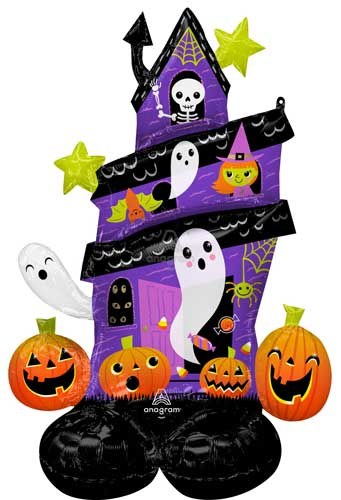 AirFill (NO HELIUM) AirLoonz • Haunted House 50"