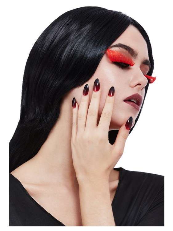 Gothic Eyelash and Nail Set