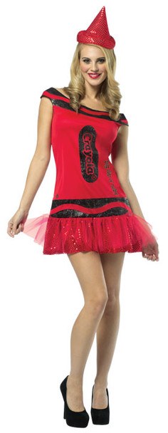 Crayola Red Dress OS