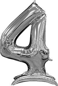 Mega Jumbo 54" Air-Filled Silver 4