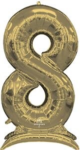 Mega Jumbo 54" Air-Filled Gold 8