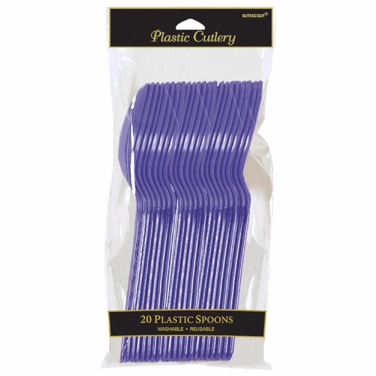 New Purple Spoons 20ct