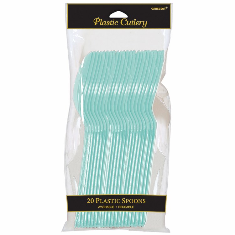 Robins Egg Blue Spoons 20ct