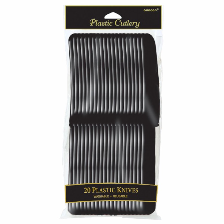 Jet Black Knives 20ct