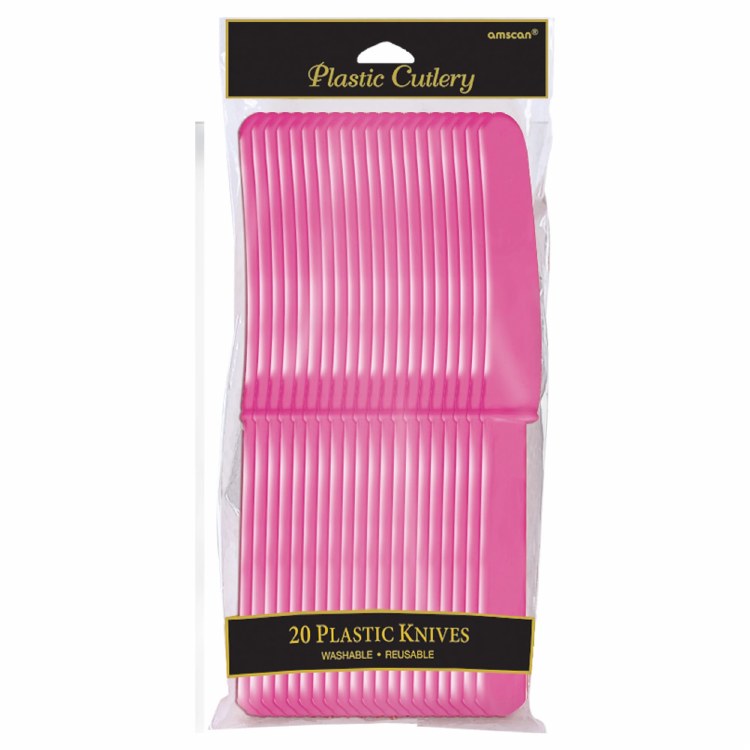 Bright Pink Knives 20ct