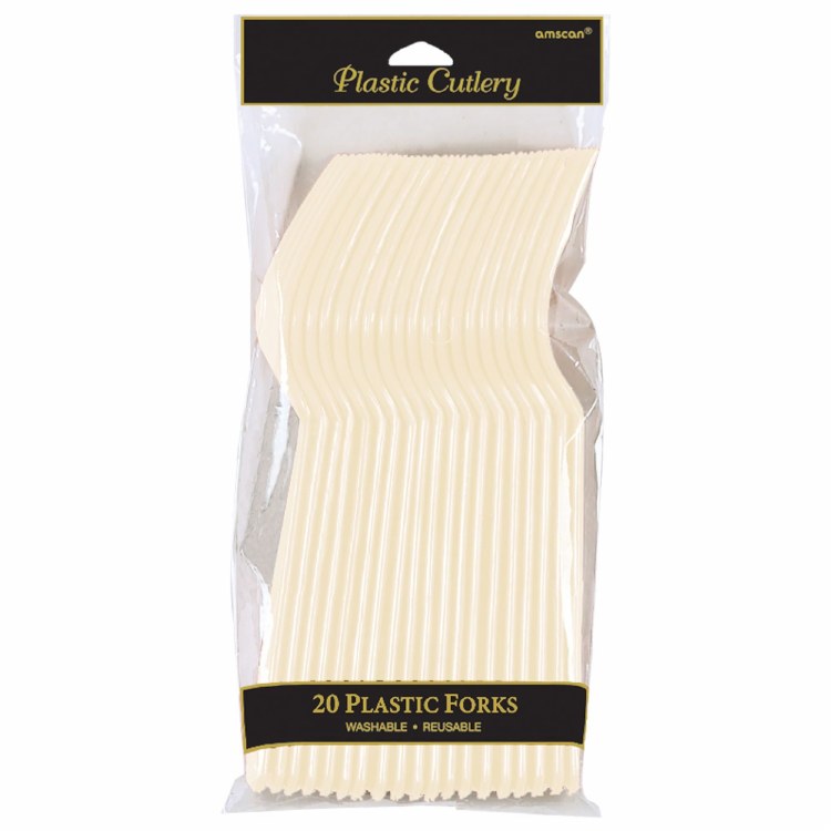 Vanilla Creme Forks 20ct