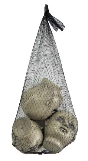 Doll Heads 3pk Net Bag