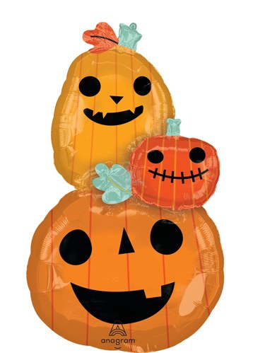 MYLR JackOLantern Garland 35"