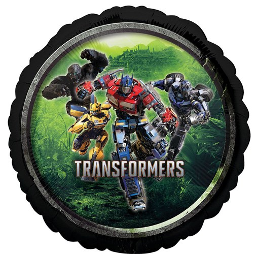 Transformers Round • Standard Size 18" Mylar Helium Balloon