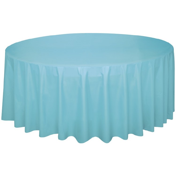 Terrific Teal Round Tablecover