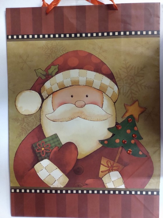 Bag Giant Cozy Santa Gift Bag