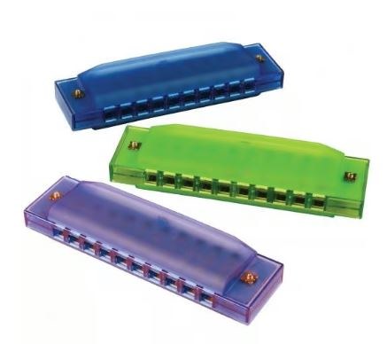 Harmonica Semi Transparent