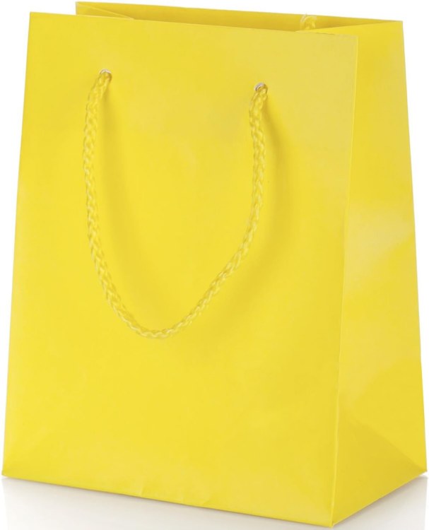 Gift Bag Med Yellow