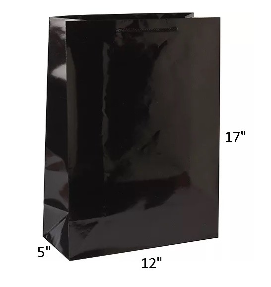 Gift Bag XL Jet Black