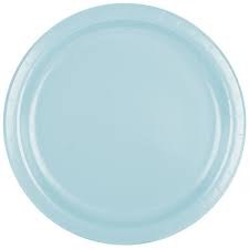 Blue Pastel 9in Paper Plates 24ct