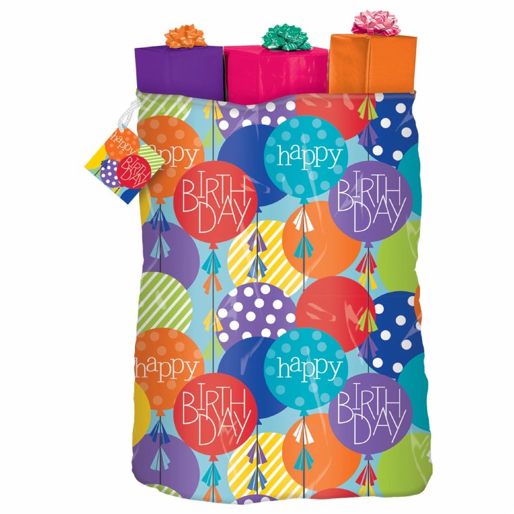 Giant Gift Sack BDay Balloons