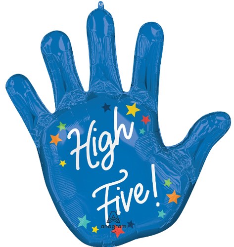 High Five Shape • Jumbo 26" Mylar Helium Balloon