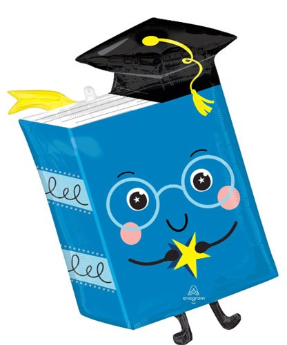 Dream Big Book Shape • Jumbo 28" Mylar Helium Balloon