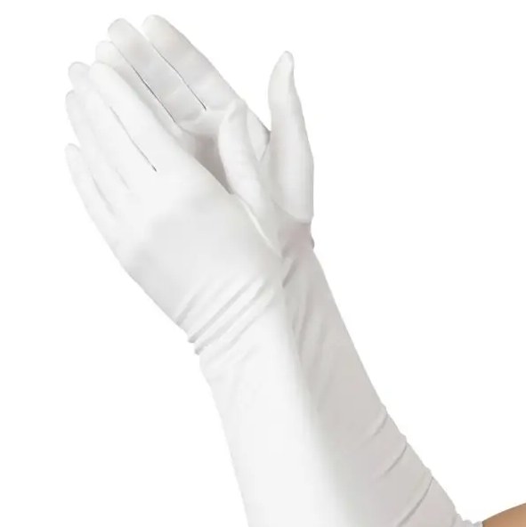 Opera Gloves White Satin