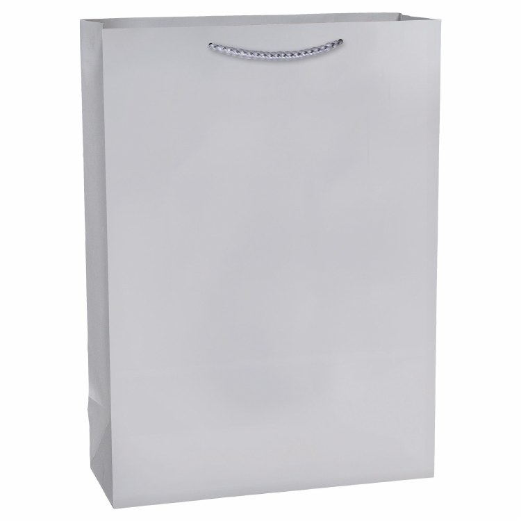 Gift Bag XL Matte Silver
