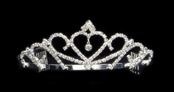 Tiara w/ Hanging Heart Jewel