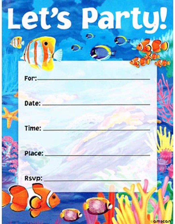 Tropical Summer Invites